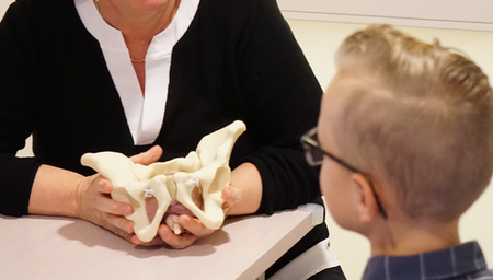 Kinderbekken fysiotherapie